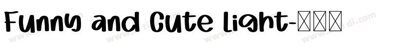 Funny and Cute Light字体转换